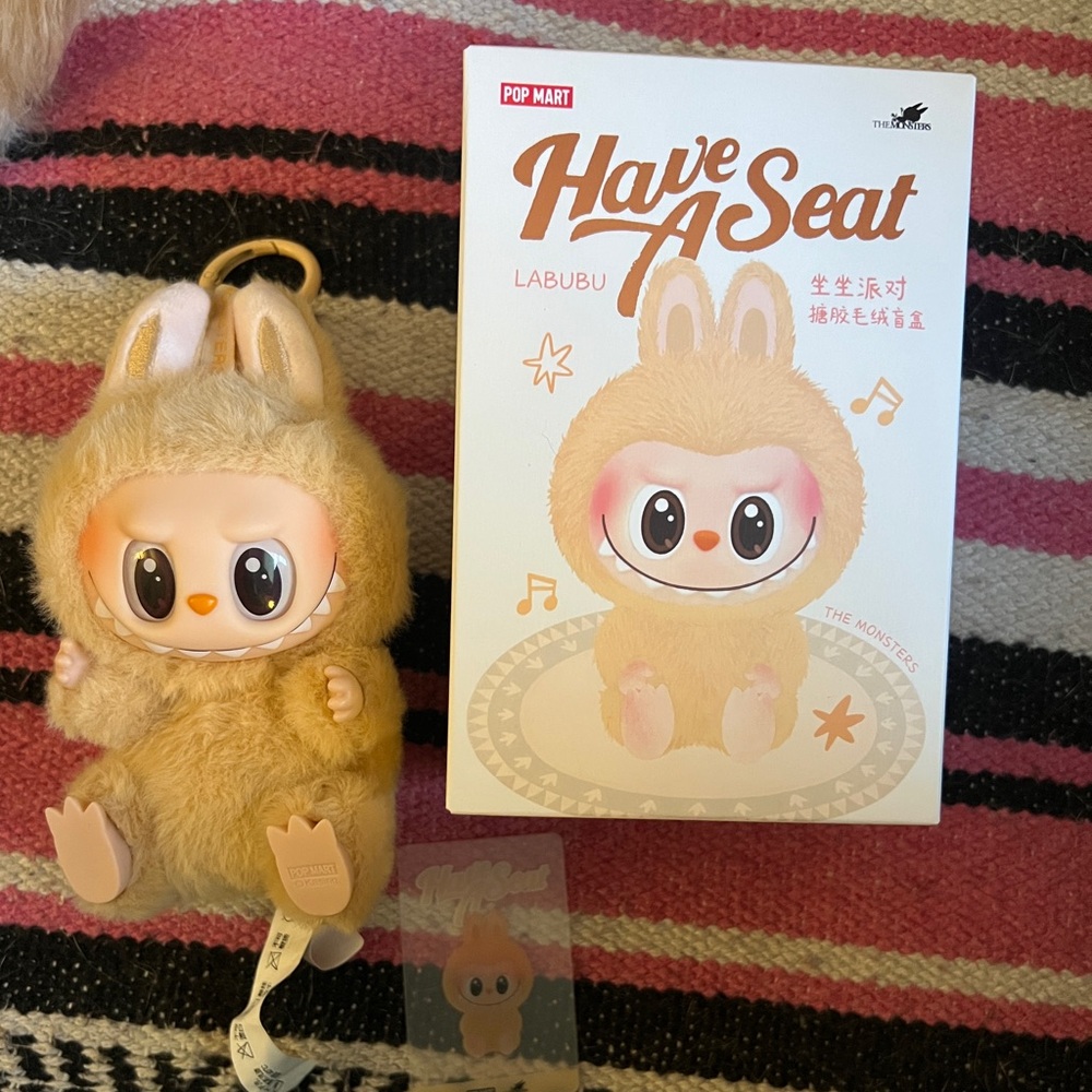 Pop Mart Labubu Plush Toy - Tan